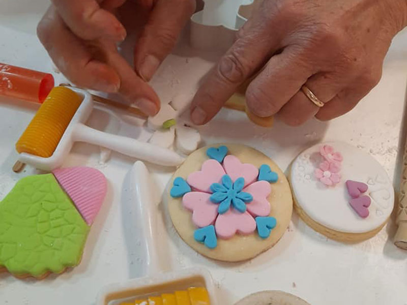 decorando galletitas